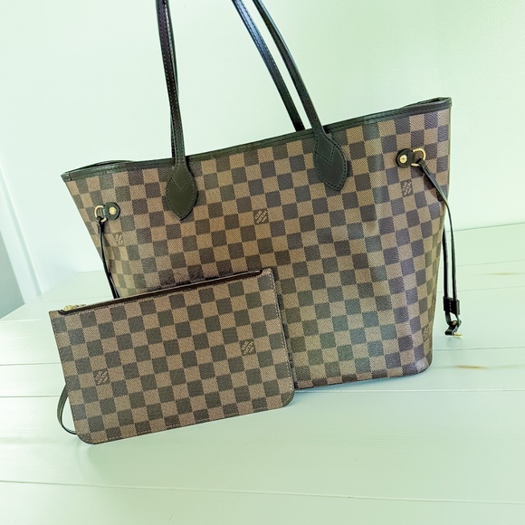 Louis Vuitton Neverfull MM – Damier Ebene | Excellent Condition | W/ Pouch - Picture 13 of 13